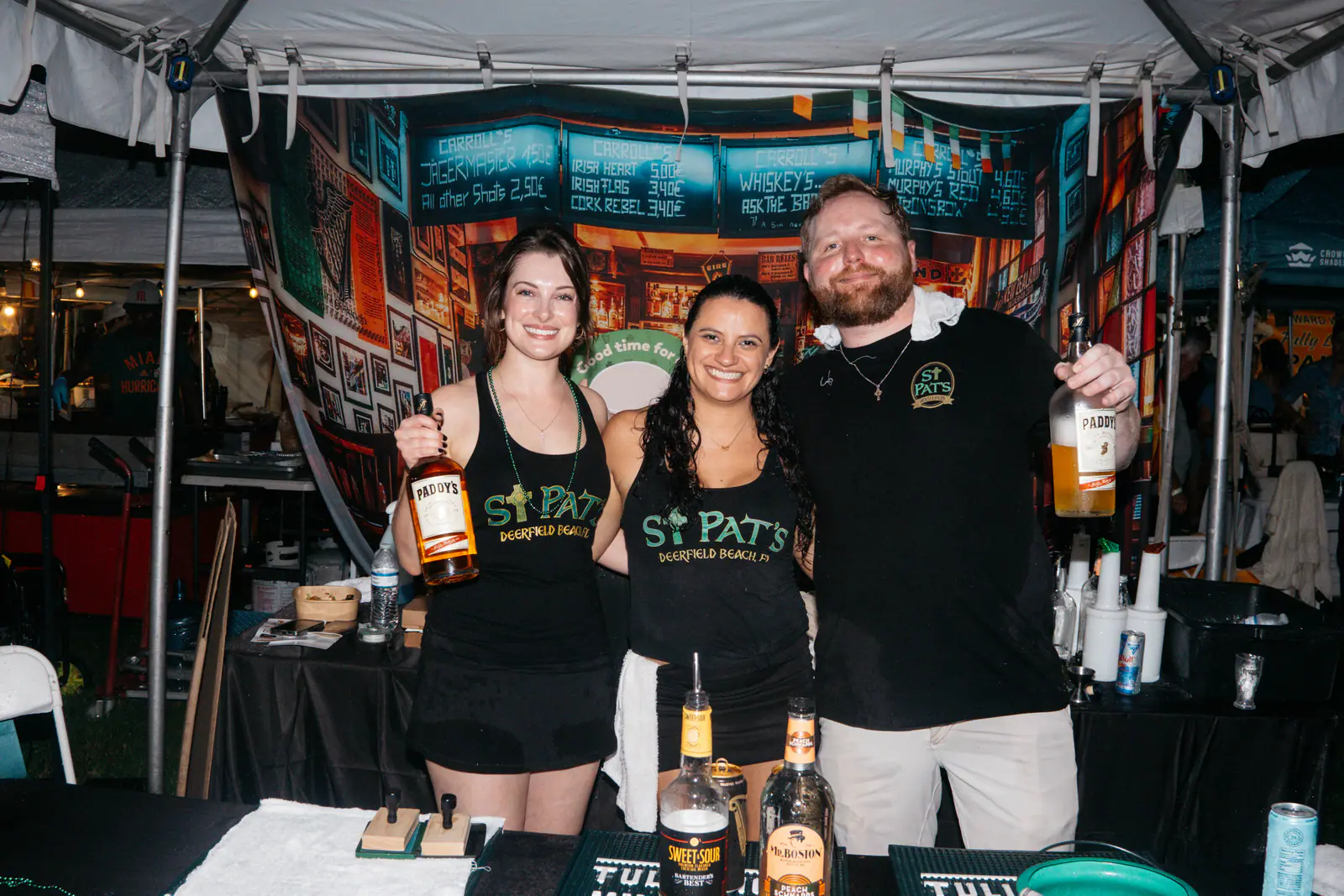 The St. Pat’s Irish Pub team at the Ireland destination